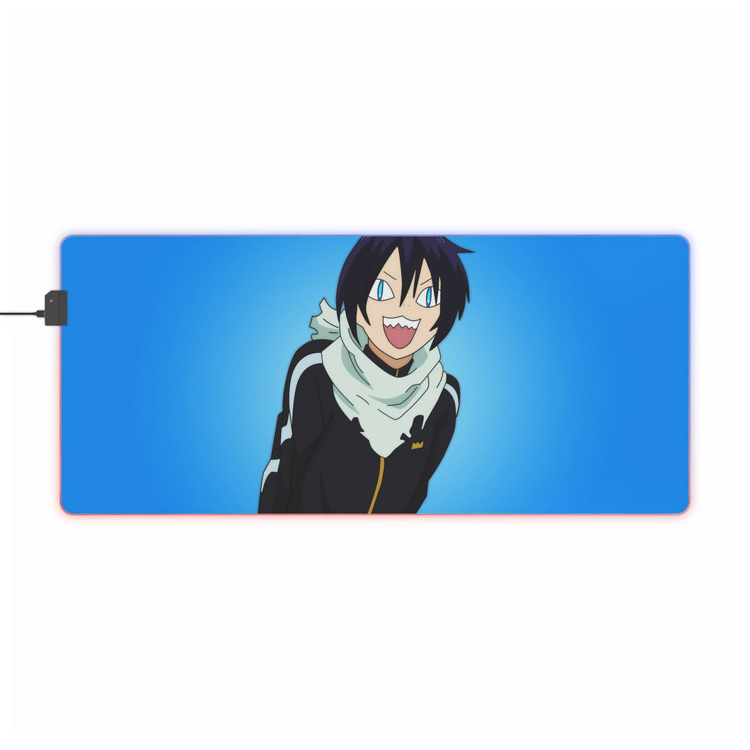 Yato's Cat Face RGB LED Mouse Pad (Desk Mat)