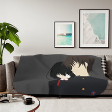 Load image into Gallery viewer, Another Mei Misaki, Kouichi Sakakibara Sherpa Blanket
