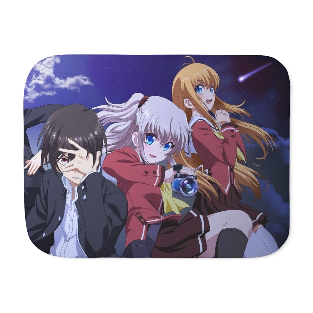 Charlotte Nao Tomori, Joujirou Takajou, Yusa Kurobane Sherpa Blanket