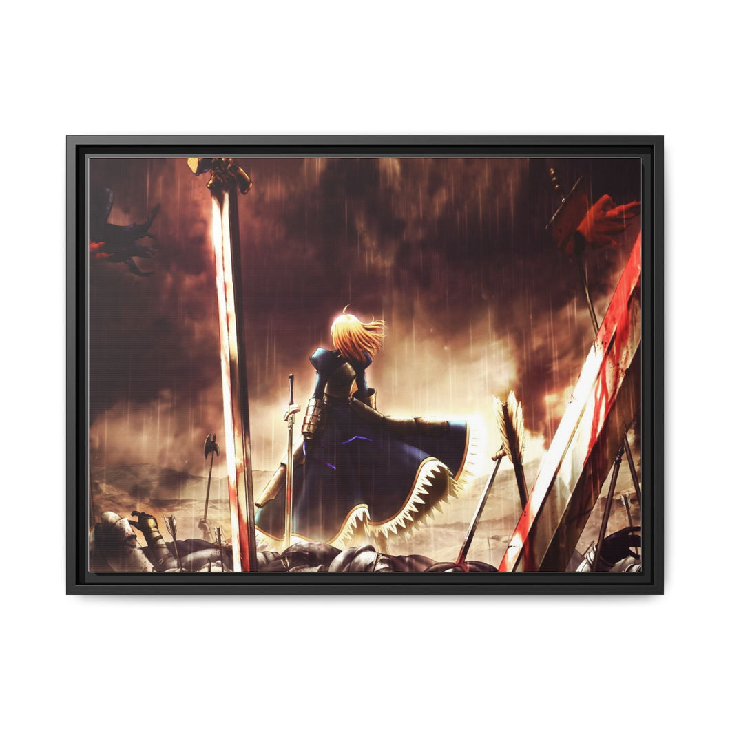 Fate/Stay Night Canvas Framed Art Print