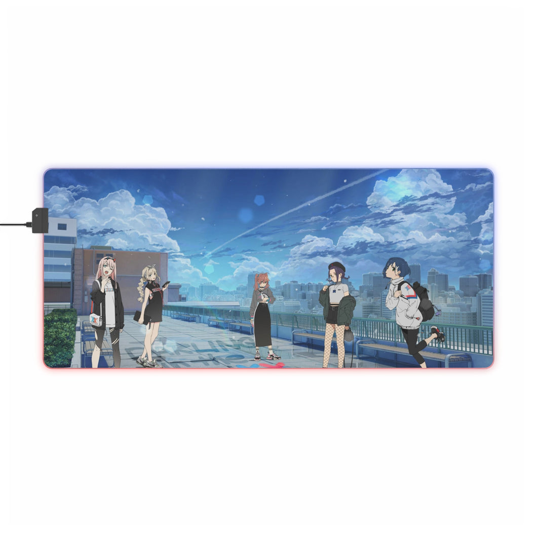 Darling in The Franxx Heroine's Fashion RGB LED Mouse Pad (Desk Mat)