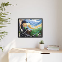 Load image into Gallery viewer, Kirito and Leafa Canvas Framed Art Print
