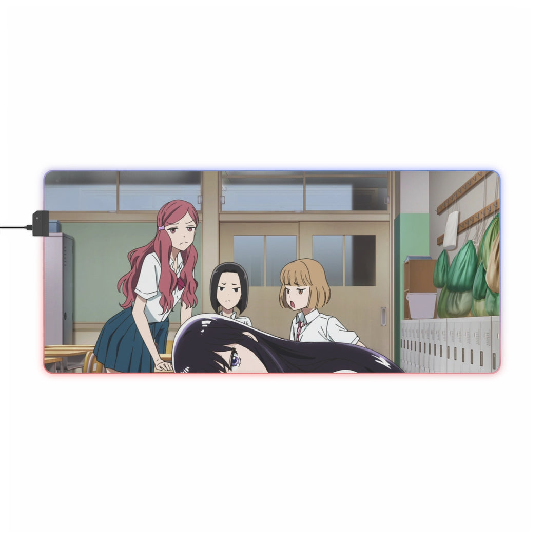 Anime After the Rain RGB LED Mouse Pad (Desk Mat)