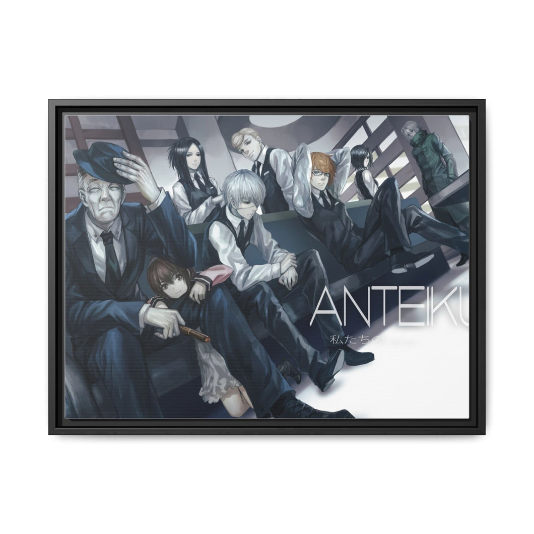 Anime Tokyo Ghoul Canvas Framed Art Print