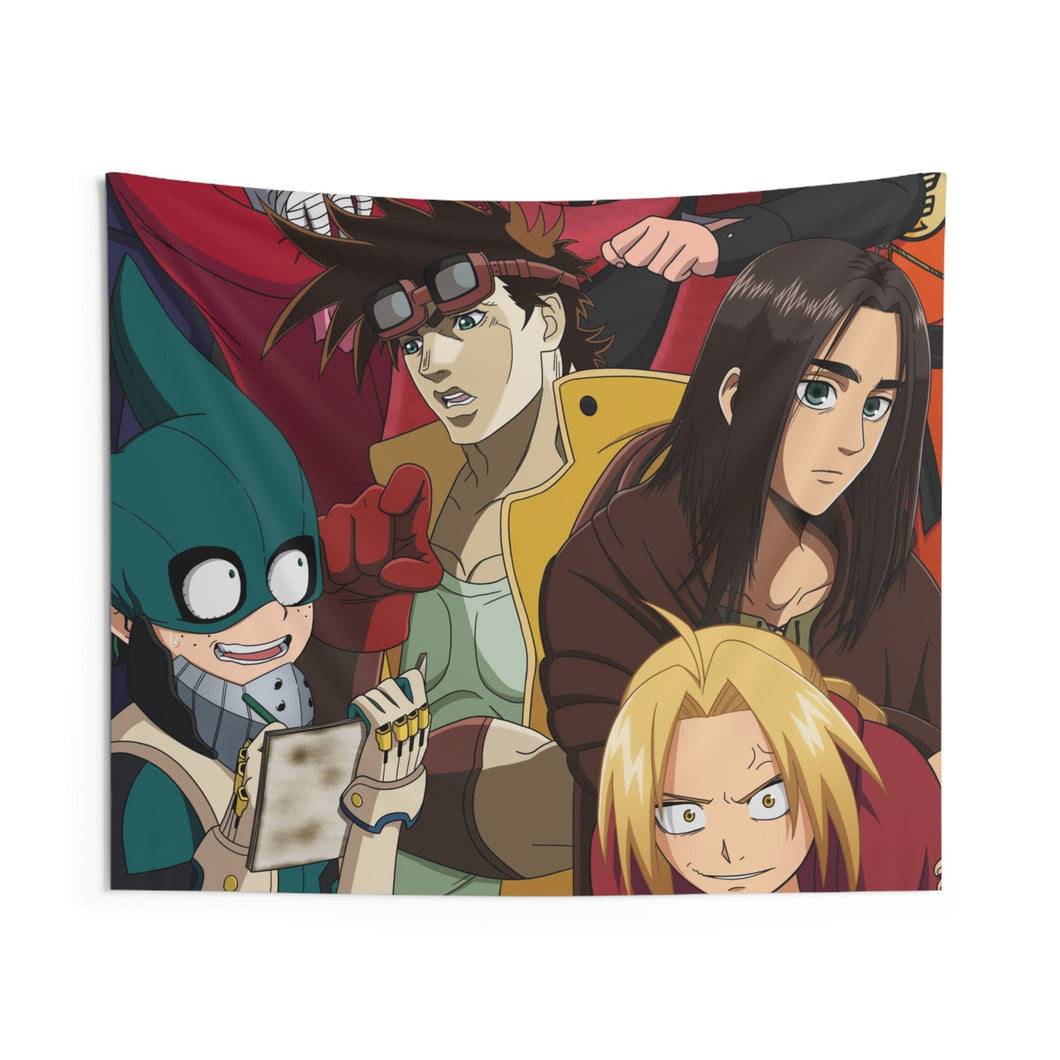Anime Crossover Indoor Wall Tapestry