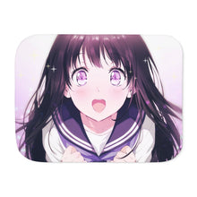 Load image into Gallery viewer, Eru Chitanda Glowing eyes Sherpa Blanket
