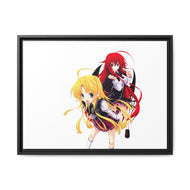 High School DxD Rias Gremory, Asia Argento Canvas Framed Art Print