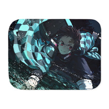 Load image into Gallery viewer, Anime Demon Slayer: Kimetsu no Yaiba Sherpa Blanket
