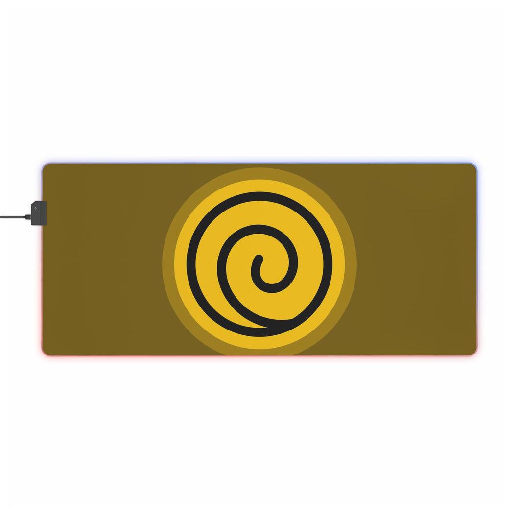 Uzumaki Clan Symbol RGB LED Mouse Pad (Desk Mat)