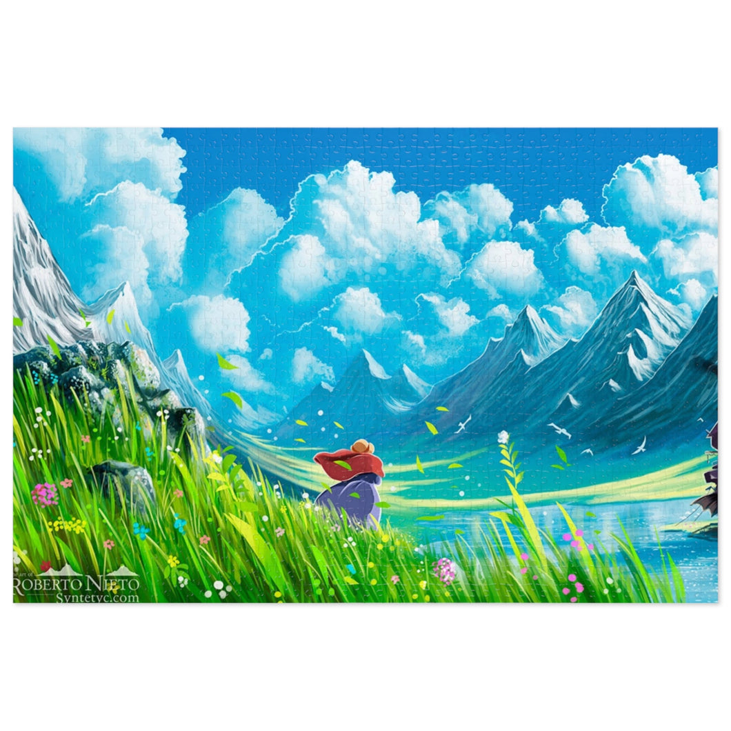 Anime Howl's Moving Castler Jigsaw Puzzle