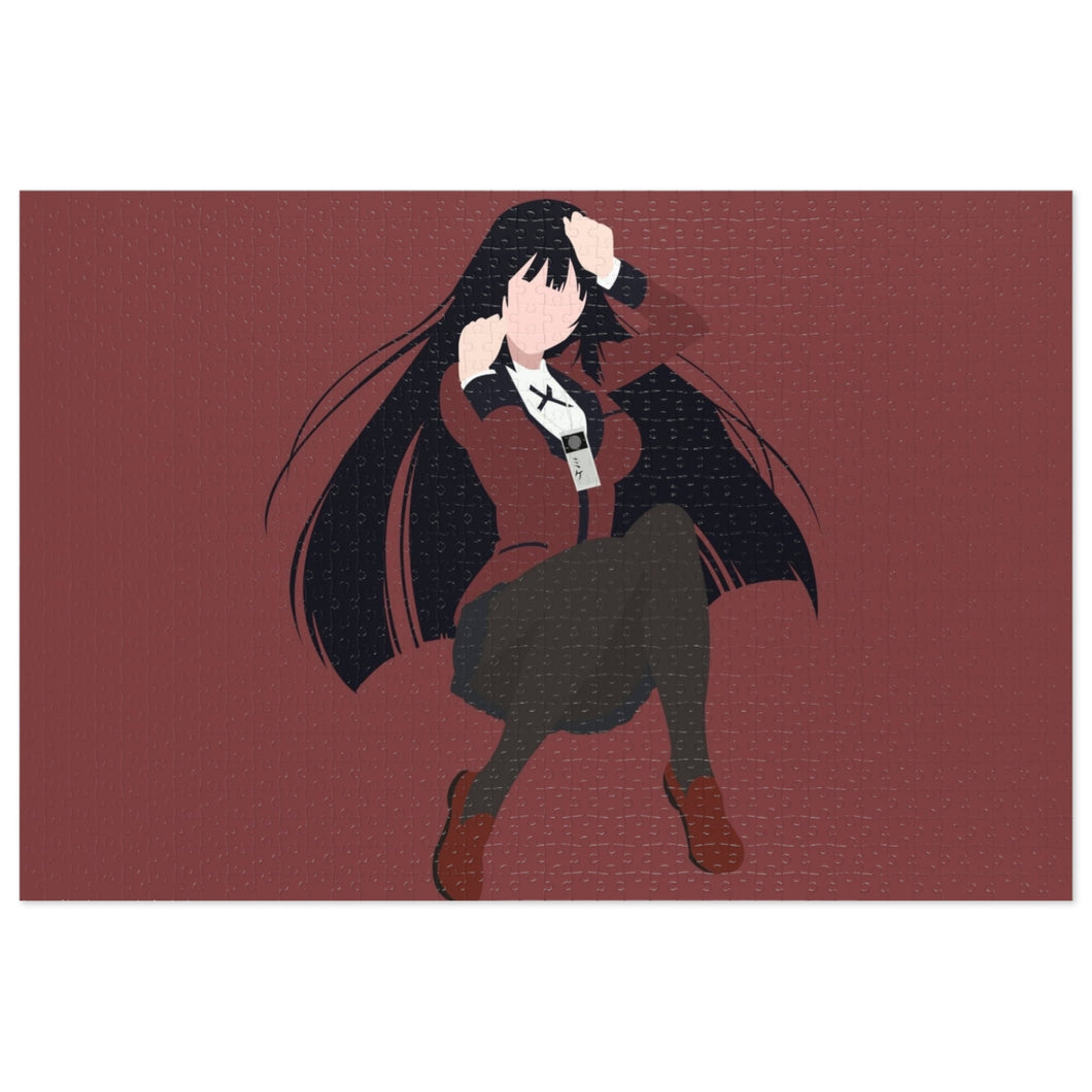 Jabami Yumeko,Kakegurui,Minimalist Jigsaw Puzzle