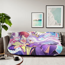 Load image into Gallery viewer, Sora and Shiro Sherpa Blanket
