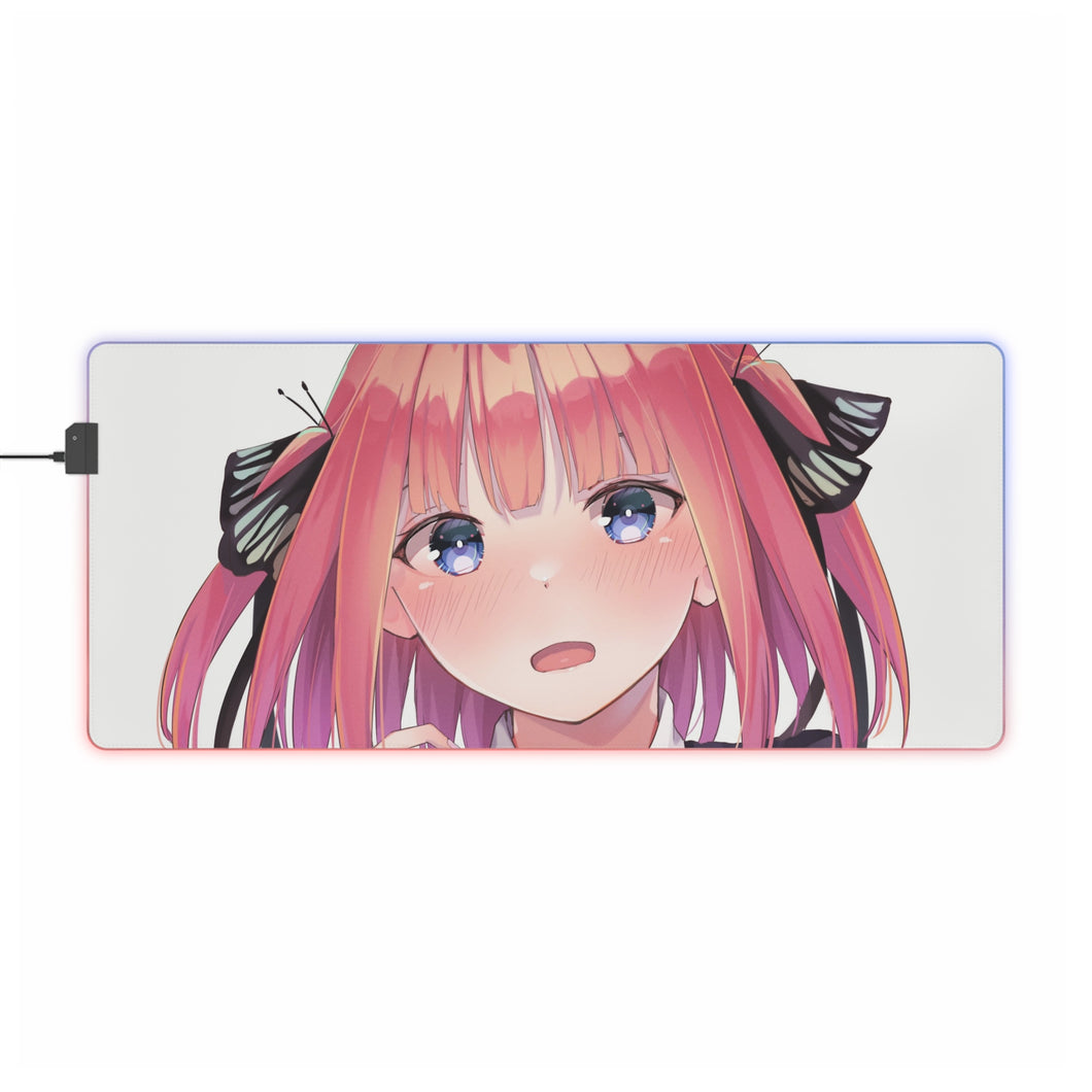 The Quintessential Quintuplets Nino Nakano RGB LED Mouse Pad (Desk Mat)