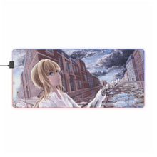 Load image into Gallery viewer, Violet Evergarden RGB LED Mouse Pad (Desk Mat)

