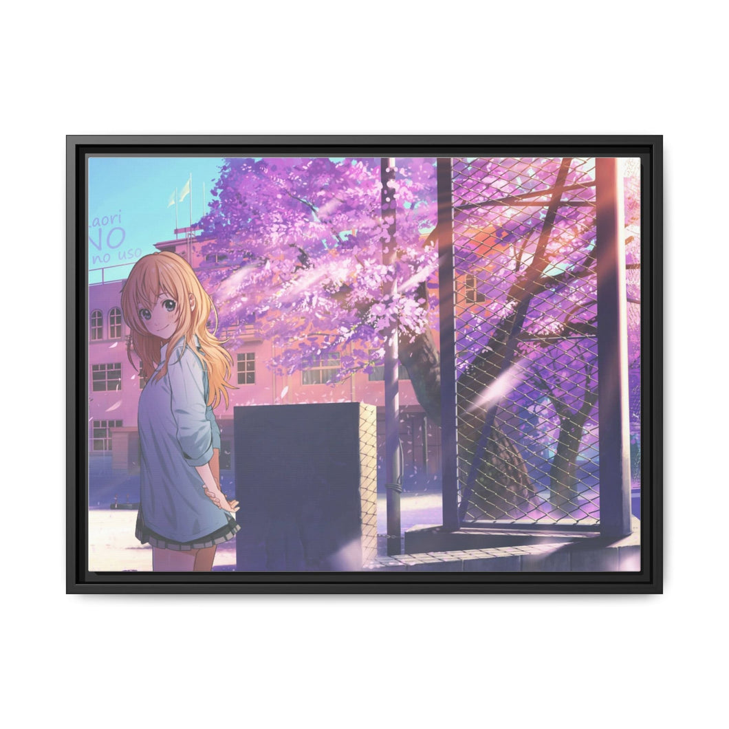 Anime Your Lie in April Canvas Framed Art Print