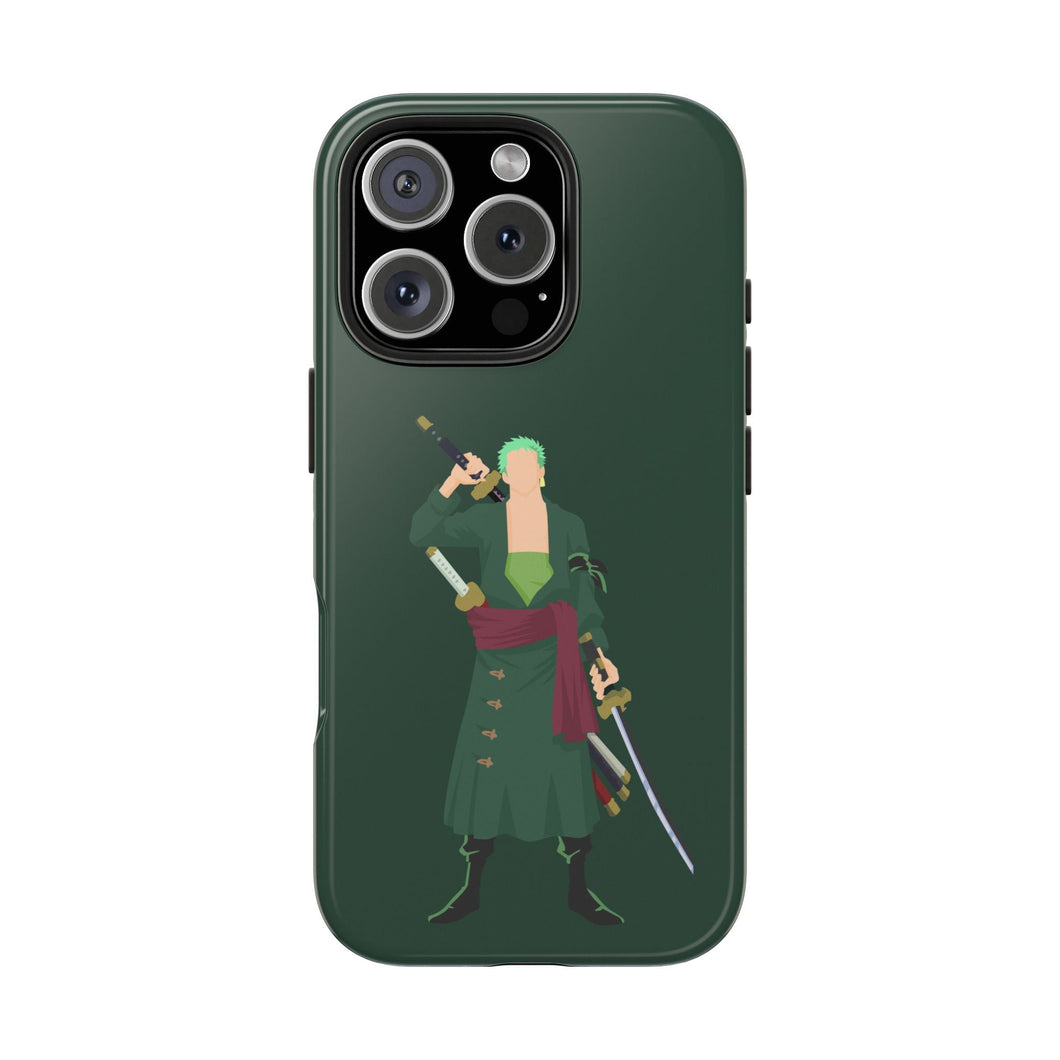One Piece Minimalist Roronoa Zoro iPhone Cases