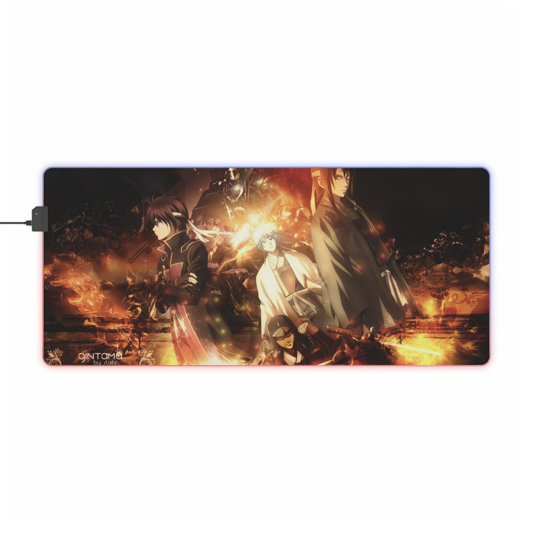 Anime Gintama RGB LED Mouse Pad (Desk Mat)