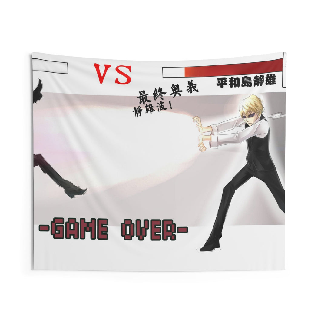 Durarara!! Izaya Orihara, Shizuo Heiwajima Indoor Wall Tapestry