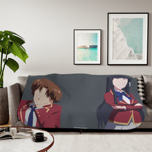 Load image into Gallery viewer, Classroom of the Elite Suzune Horikita Sherpa Blanket
