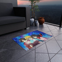 Load image into Gallery viewer, Armin, Eren and Mikasa reading a book Rug
