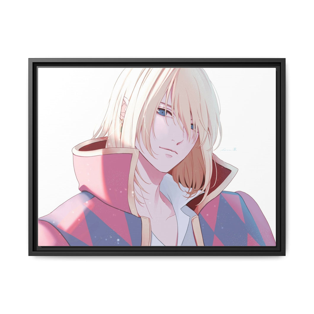 Anime Howl's Moving Castle Canvas Framed Art Print