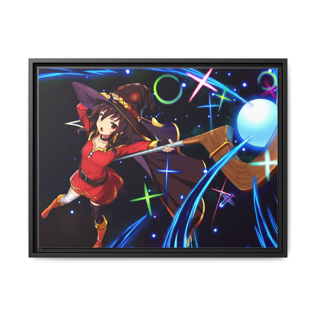 EXPLOSION!!! Megumi-chan Canvas Framed Art Print