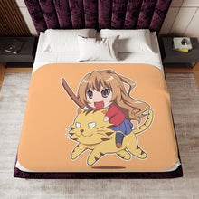 Load image into Gallery viewer, Toradora! Sherpa Blanket
