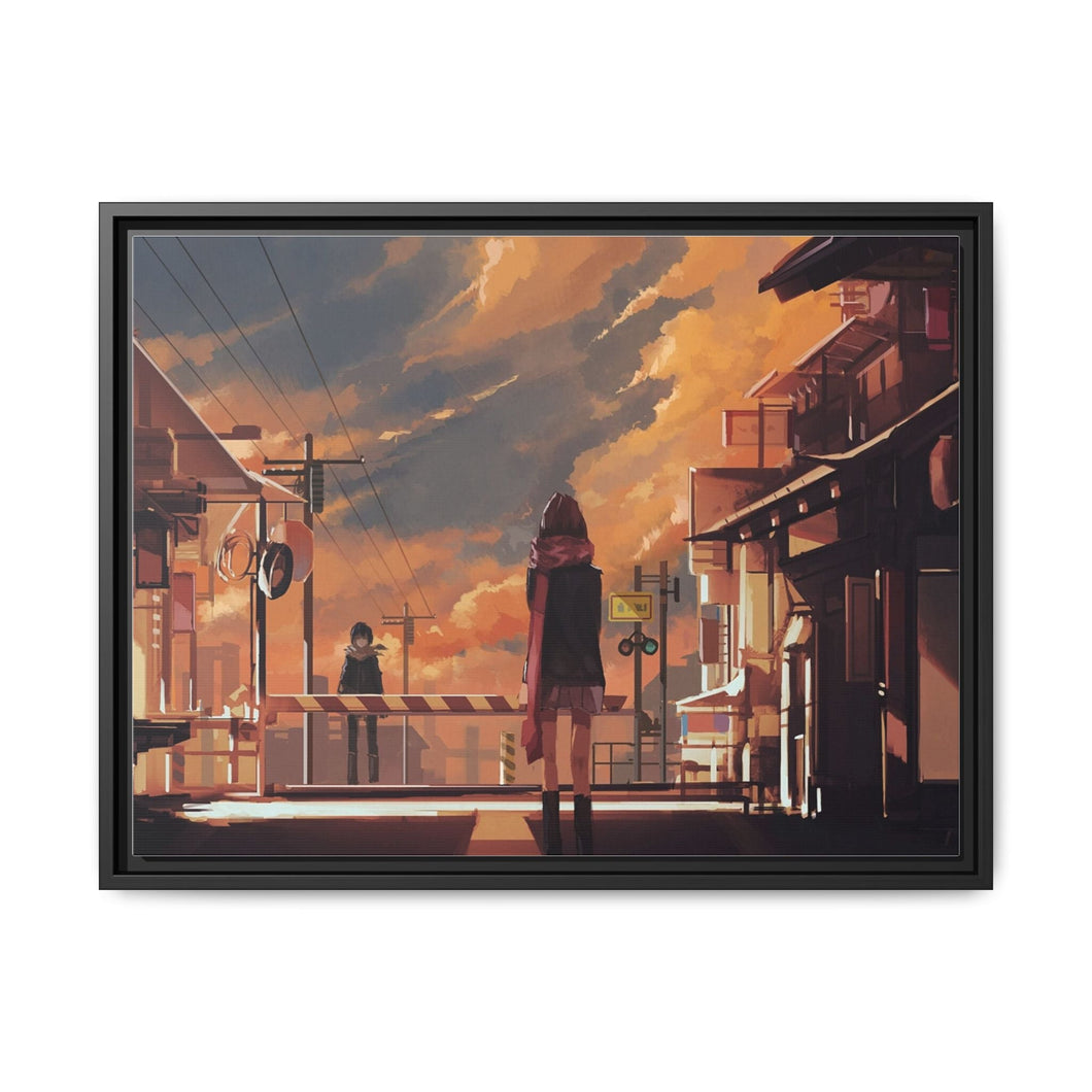 Noragami Yato, Hiyori Iki, Noragami Canvas Framed Art Print