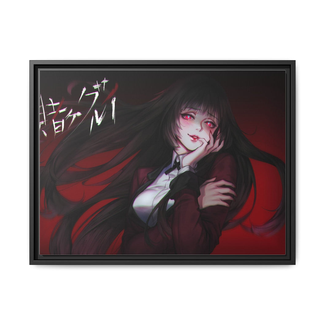 Kakegurui Yumeko Jabami Canvas Framed Art Print