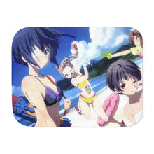 Load image into Gallery viewer, Love, Chunibyo &amp; Other Delusions Rikka Takanashi, Sanae Dekomori, Shinka Nibutani, Kumin Tsuyuri Sherpa Blanket
