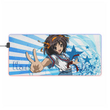 Load image into Gallery viewer, The Melancholy Of Haruhi Suzumiya RGB LED Mouse Pad (Desk Mat)

