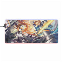 Load image into Gallery viewer, Fate/Grand Order Saber RGB LED Mouse Pad (Desk Mat)
