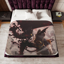 Load image into Gallery viewer, Anime Black Clover Sherpa Blanket
