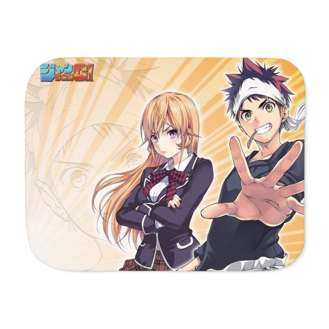Anime Food Wars: Shokugeki no Soma Sherpa Blanket