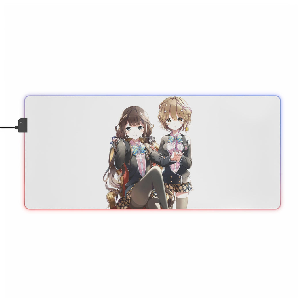 Masamune-kun's Revenge Aki Adagaki, Yoshino Koiwai RGB LED Mouse Pad (Desk Mat)