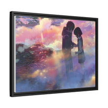 Load image into Gallery viewer, Taki and Mitsuha (Your Name) Canvas Framed Art Print
