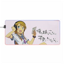 Load image into Gallery viewer, Oreimo Kirino Kousaka RGB LED Mouse Pad (Desk Mat)
