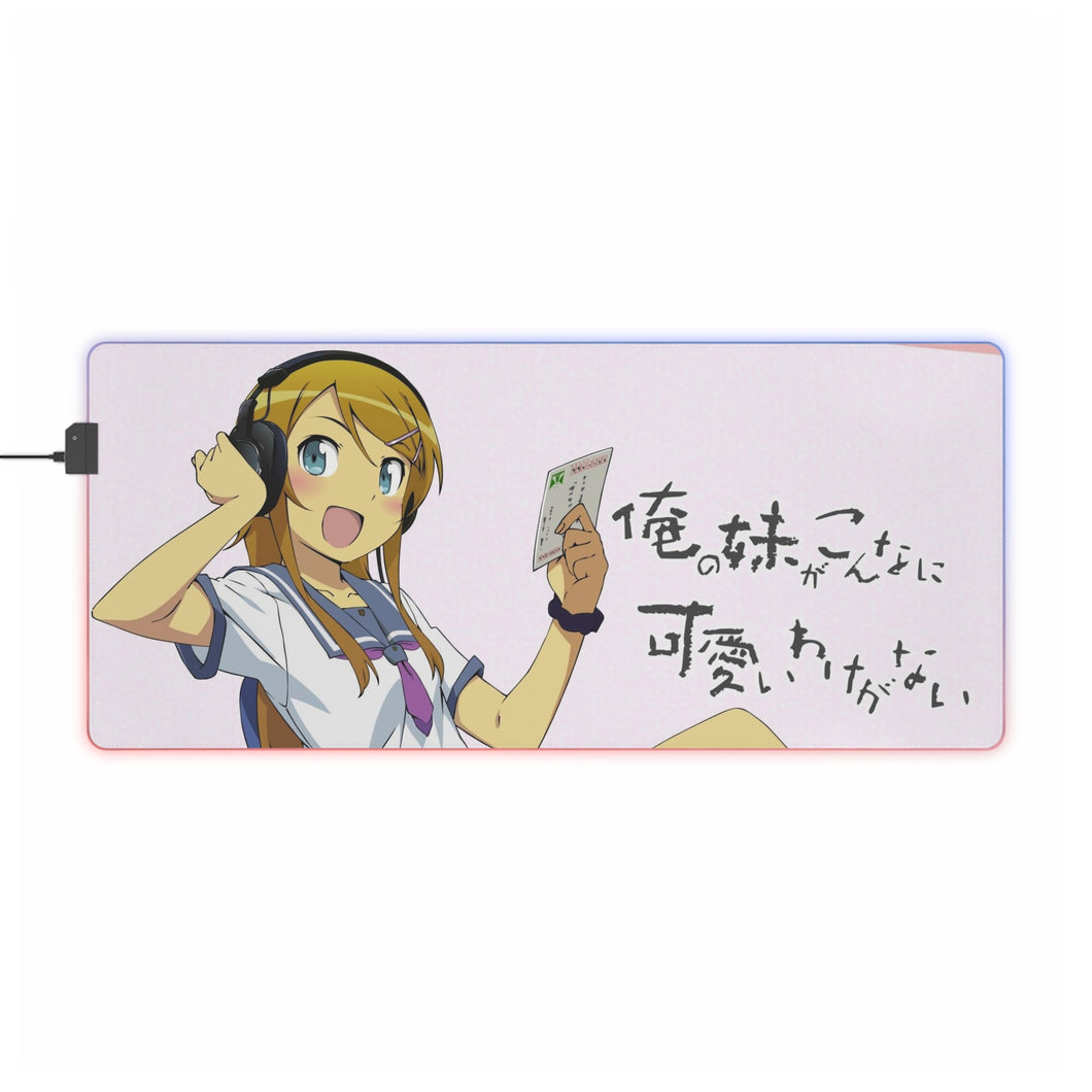 Oreimo Kirino Kousaka RGB LED Mouse Pad (Desk Mat)