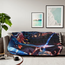 Load image into Gallery viewer, Euterpe ~Void Genome~ Sherpa Blanket
