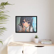Load image into Gallery viewer, Sakurajima Mai Canvas Framed Art Print
