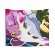 Beerus Vs Indoor Wall Tapestry