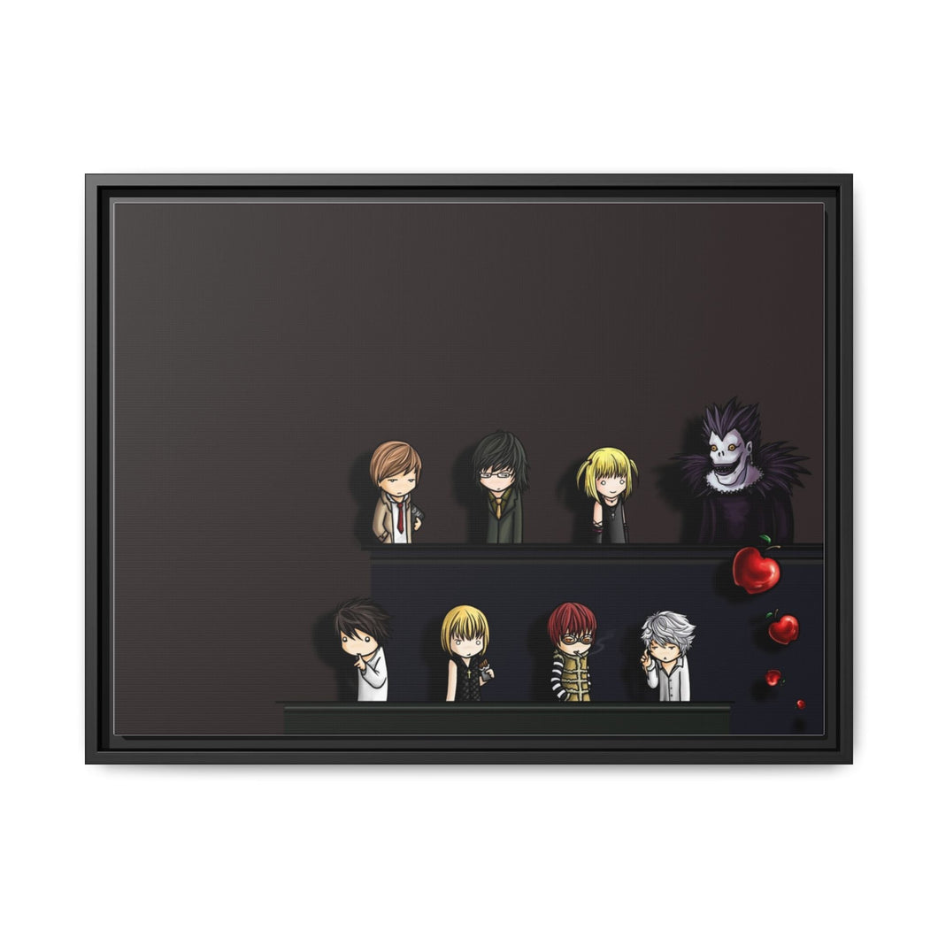 Anime Death Note Canvas Framed Art Print