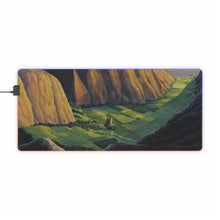 Load image into Gallery viewer, Nausicaä of the Valley of the Wind RGB LED Mouse Pad (Desk Mat)
