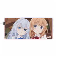 Load image into Gallery viewer, Is The Order A Rabbit? RGB LED Mouse Pad (Desk Mat)
