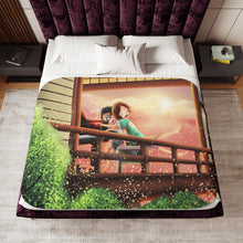 Load image into Gallery viewer, Morning Sonata Sherpa Blanket
