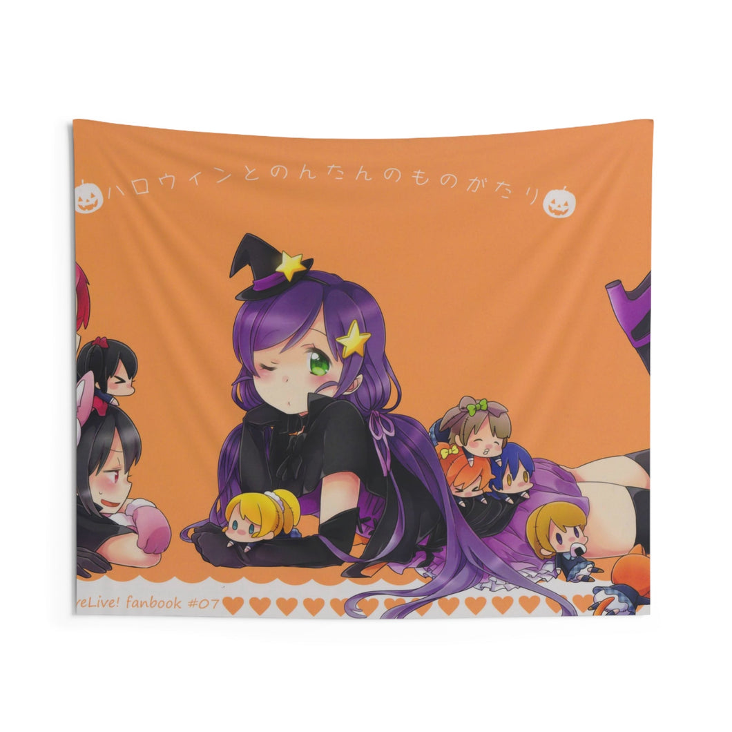 Love Live! Maki Nishikino, Kotori Minami, Umi Sonoda, Honoka Kousaka, Rin Hoshizora Indoor Wall Tapestry