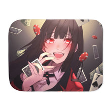 Load image into Gallery viewer, Kakegurui Yumeko Jabami Sherpa Blanket
