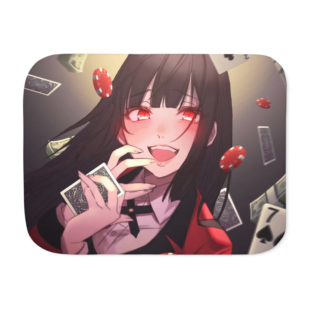 Kakegurui Yumeko Jabami Sherpa Blanket