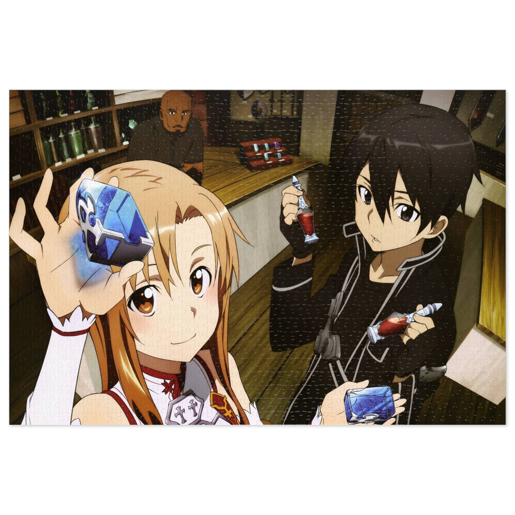 Kirito and Asuna Jigsaw Puzzle