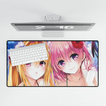 Load image into Gallery viewer, Yami and Momo Mouse Pad (Desk Mat)
